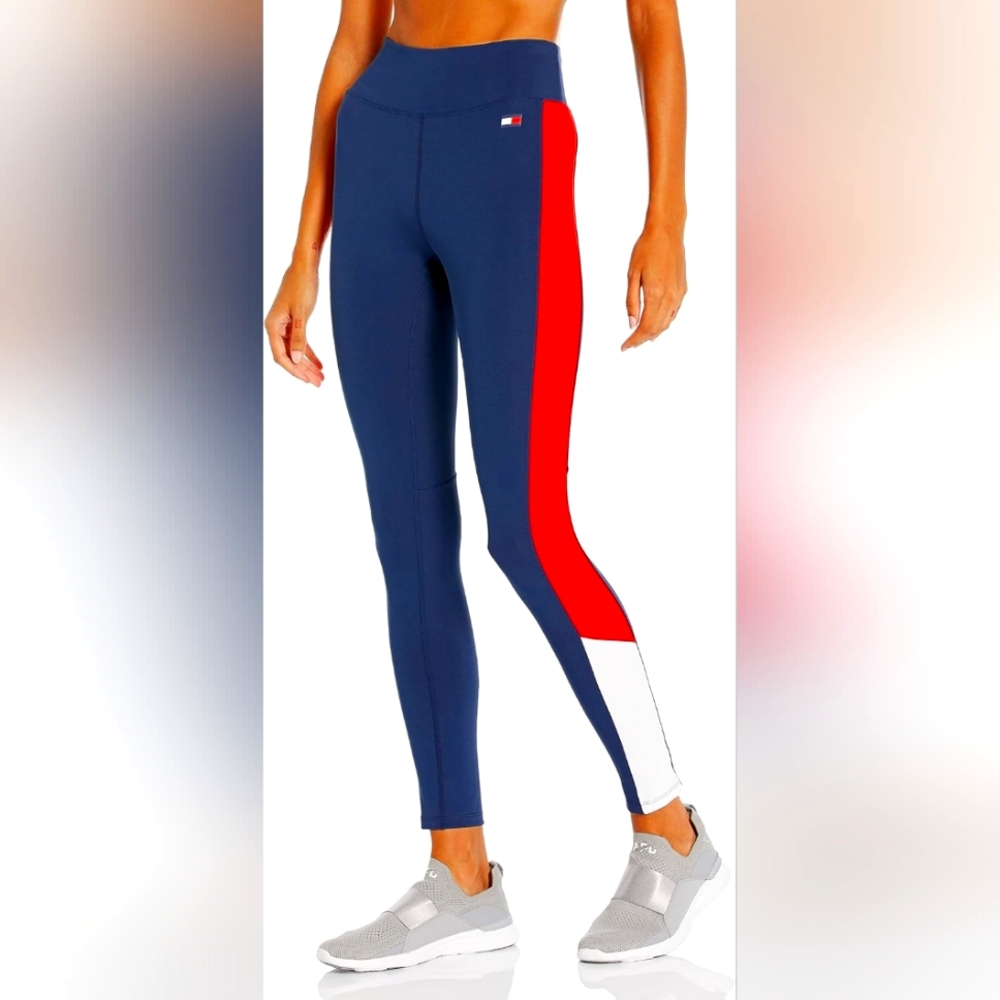 Tommy Hilfiger High Rise Compression Performance Legging Womens XS - Picture 1 of 5